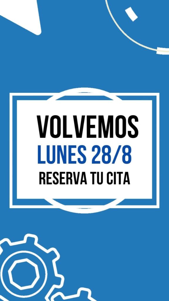 ¡Gran noticia! El Lunes 28 de Agosto marcamos nuestro regreso de vacaciones con...